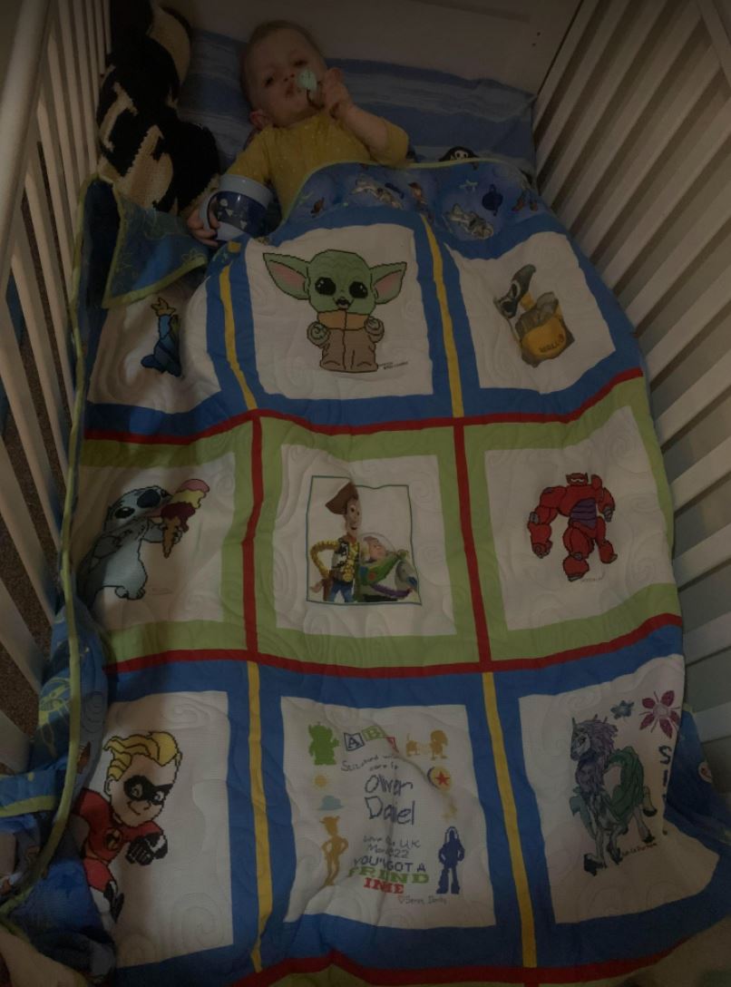 Photo of Oliver-Daniel's quilt