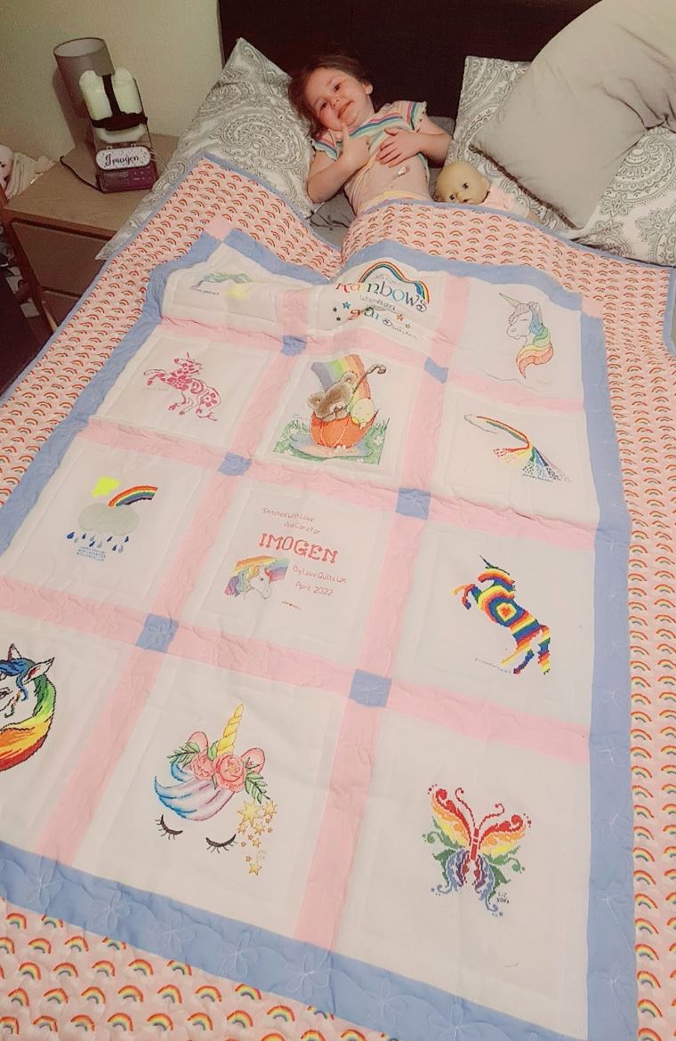 Photo of Imogen's quilt