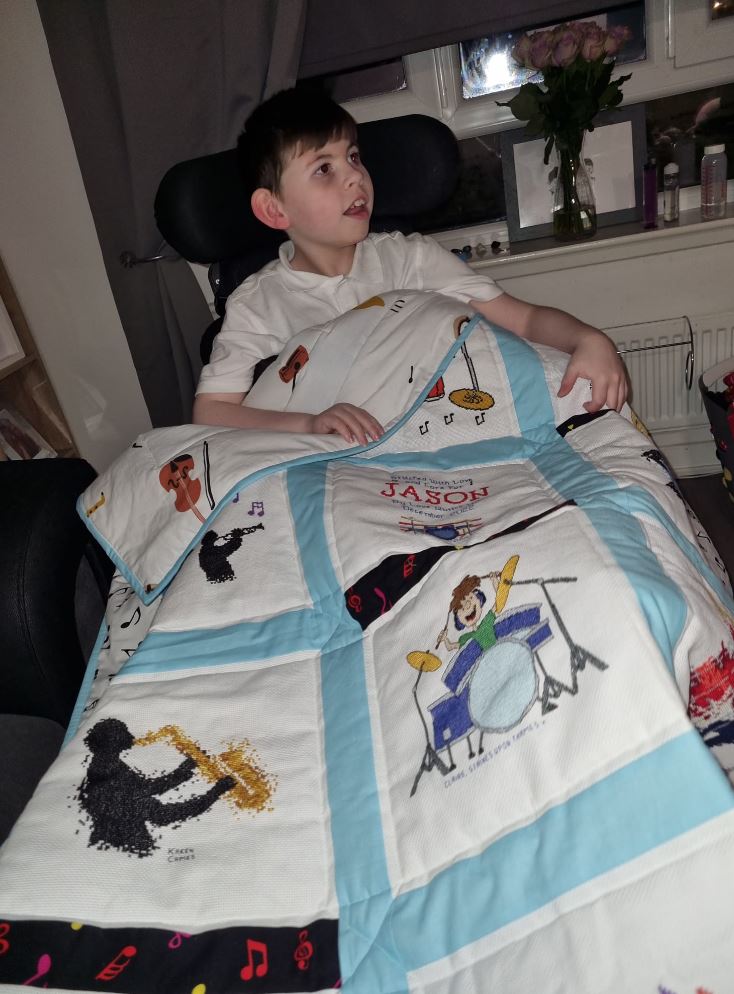 Photo of Jason's quilt