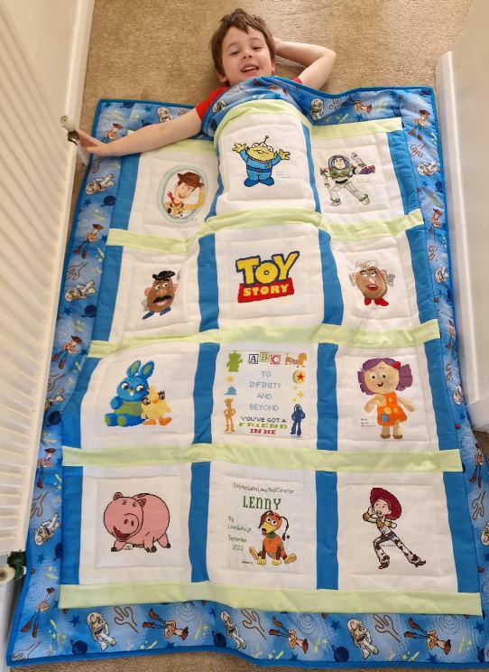 Photo of Lenny's quilt