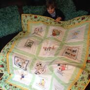 Spring R's quilt