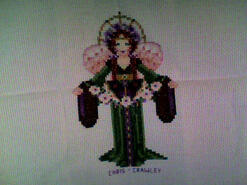 Cross stitch square for Kennedy J's quilt