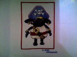 Cross stitch square for Zak H's quilt