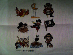 Cross stitch square for Zak H's quilt