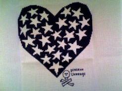 Cross stitch square for Zak H's quilt