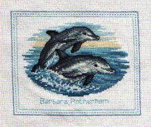 Cross stitch square for Leroy G's quilt
