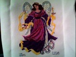 Cross stitch square for Erin G's quilt