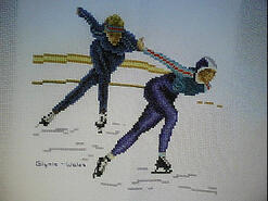 Cross stitch square for Luke-James's quilt