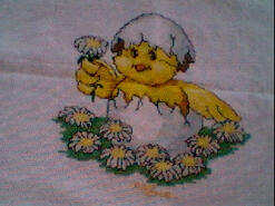 Cross stitch square for Matthew D's quilt
