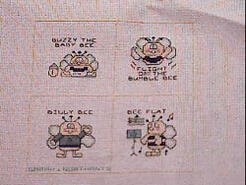 Cross stitch square for Ellie Mae M's quilt