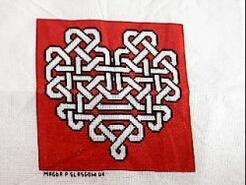 Cross stitch square for Mimi K's quilt