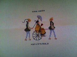 Cross stitch square for any child