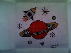 Cross stitch square for Alfie R's quilt