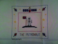 Cross stitch square for Alfie R's quilt