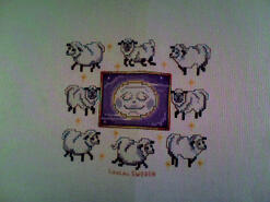 Cross stitch square for Karah C's quilt