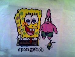Cross stitch square for Jamie B's quilt