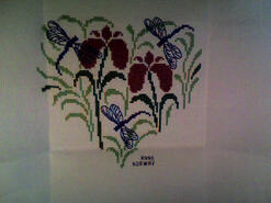 Cross stitch square for Abigail B's quilt