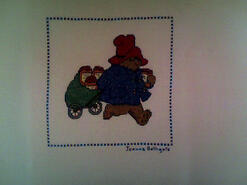 Cross stitch square for Leyton E's quilt