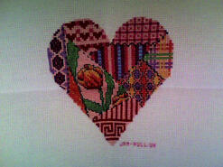 Cross stitch square for Mimi K's quilt