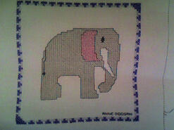 Cross stitch square for any child