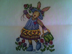 Cross stitch square for Lillie-Ann P's quilt