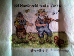 Cross stitch square for Paige S's quilt