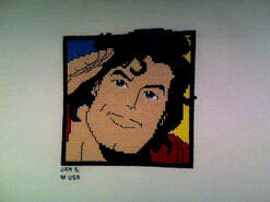 Cross stitch square for Caiden A's quilt