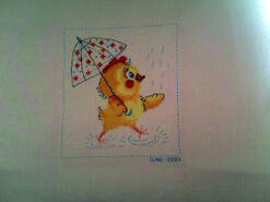 Cross stitch square for Lillie-Ann P's quilt