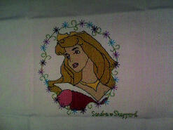 Cross stitch square for Lily-Rose M's quilt