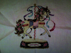 Cross stitch square for Eve P's quilt