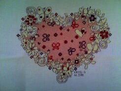 Cross stitch square for Mollie R's quilt