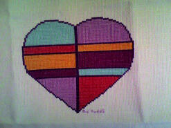 Cross stitch square for Destiny M's quilt