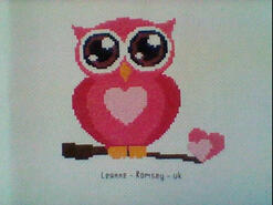 Cross stitch square for Destiny M's quilt