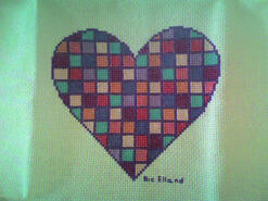 Cross stitch square for Scarlett L's quilt