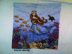 Cross stitch square for Ivy W's quilt
