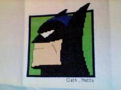 Cross stitch square for Alfie B's quilt