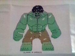 Cross stitch square for Noah D's quilt