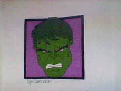 Cross stitch square for Alfie B's quilt