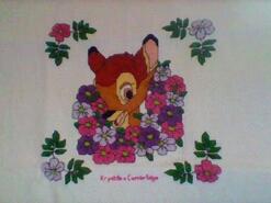 Cross stitch square for Eve P's quilt