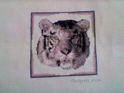 Cross stitch square for Everley's quilt