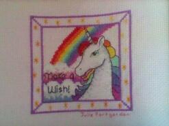 Cross stitch square for Macie-Leigh's quilt
