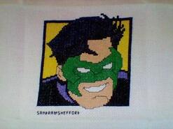 Cross stitch square for Jack's quilt