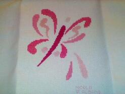 Cross stitch square for Eve P's quilt
