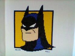 Cross stitch square for Jacob M's quilt