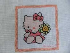 Cross stitch square for Grace S's quilt