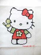 Cross stitch square for Grace S's quilt