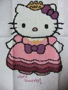 Cross stitch square for Grace S's quilt