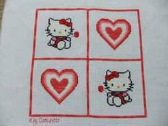 Cross stitch square for Grace S's quilt