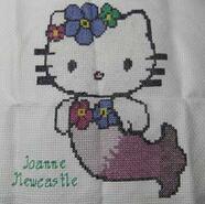 Cross stitch square for Grace S's quilt