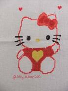 Cross stitch square for Grace S's quilt